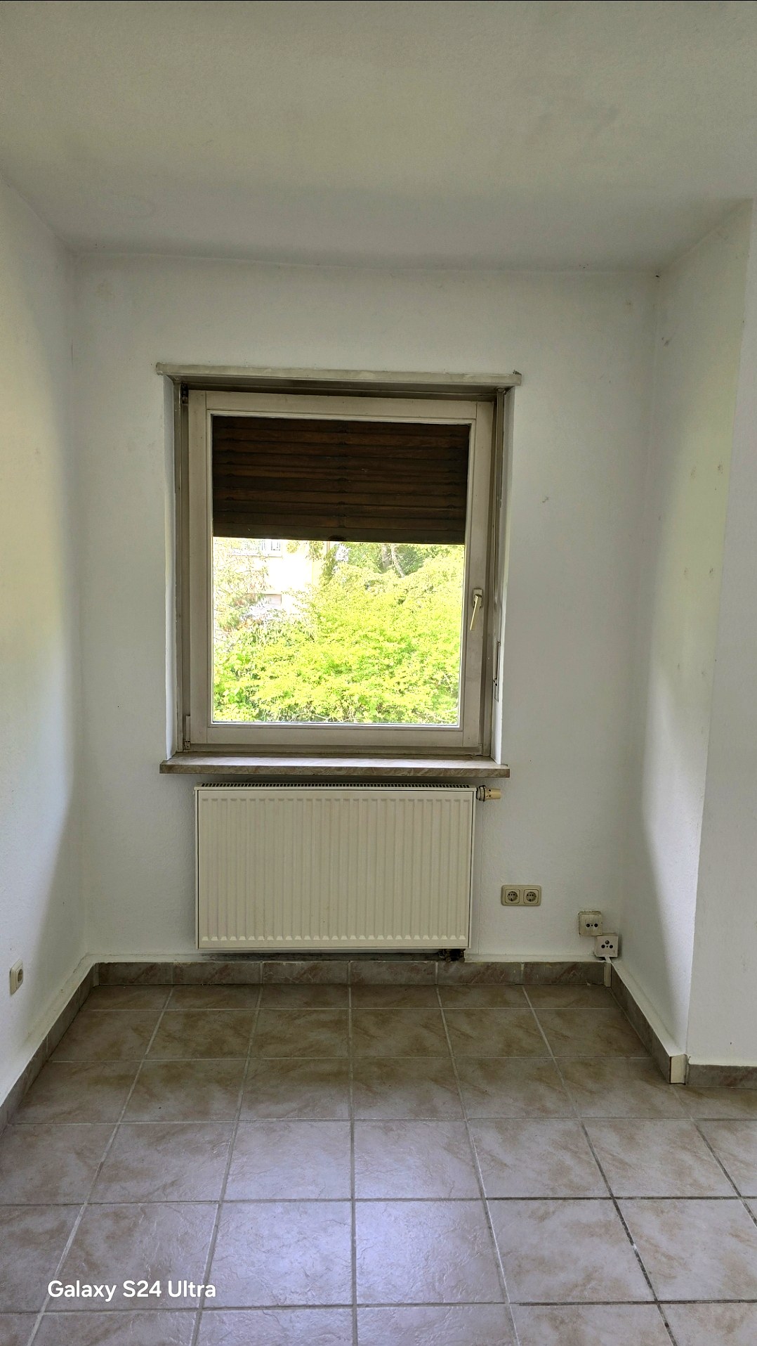 Zimmer vorher – leer